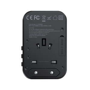 Szybka ładowarka podróżna wtyczka UE UK USA AUS 3xUSB 30-65W czarny - obrazek 3