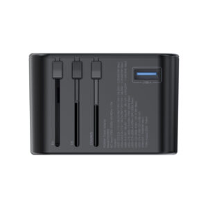 Szybka ładowarka podróżna wtyczka UE UK USA AUS 3xUSB 30-65W czarny - obrazek 4