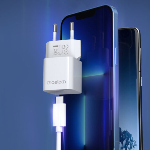 1016687 3 ladowarka sieciowa 20w usb c bialy choetech hurtownia sklep