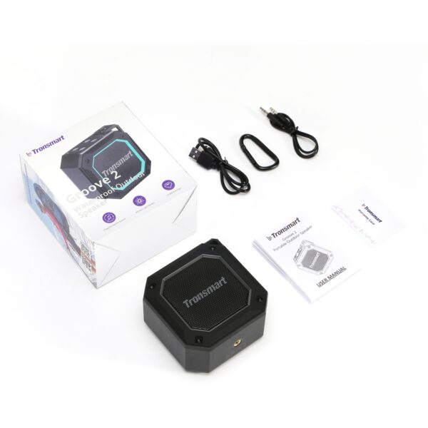 Bezprzewodowy głośnik Bluetooth Groove 2 10W czarny 4 1016694 5 bezprzewodowy glosnik bluetooth groove 2 tronsmart hurtownia sklep