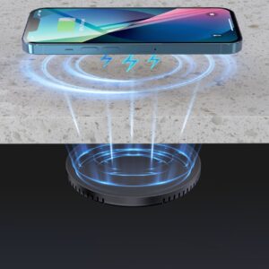 Ładowarka indukcyjna podblatowa 10W + ładowarka EU z kablem zasilającym czarna 20 Ładowarka indukcyjna podblatowa 10W + ładowarka EU z kablem zasilającym czarna - obrazek 10