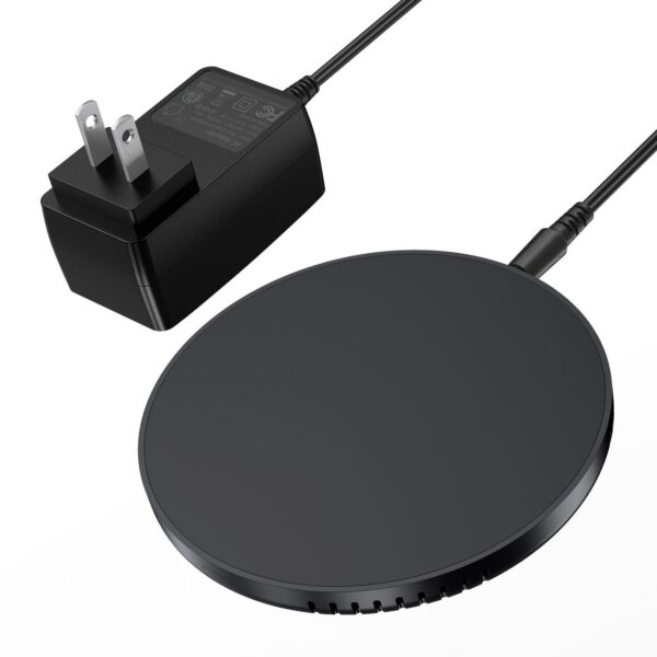 Ładowarka indukcyjna podblatowa 10W + ładowarka EU z kablem zasilającym czarna 1 1016698 2 ladowarka indukcyjna podblatowa 10w la choetech hurtownia sklep