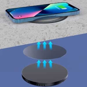 Ładowarka indukcyjna podblatowa 10W + ładowarka EU z kablem zasilającym czarna 18 Ładowarka indukcyjna podblatowa 10W + ładowarka EU z kablem zasilającym czarna - obrazek 8