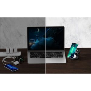 Indukcyjna stacja ładująca do iPhone AirPods Pro Apple Watch 3w1 czarny 18 Indukcyjna stacja ładująca do iPhone AirPods Pro Apple Watch 3w1 czarny - obrazek 8
