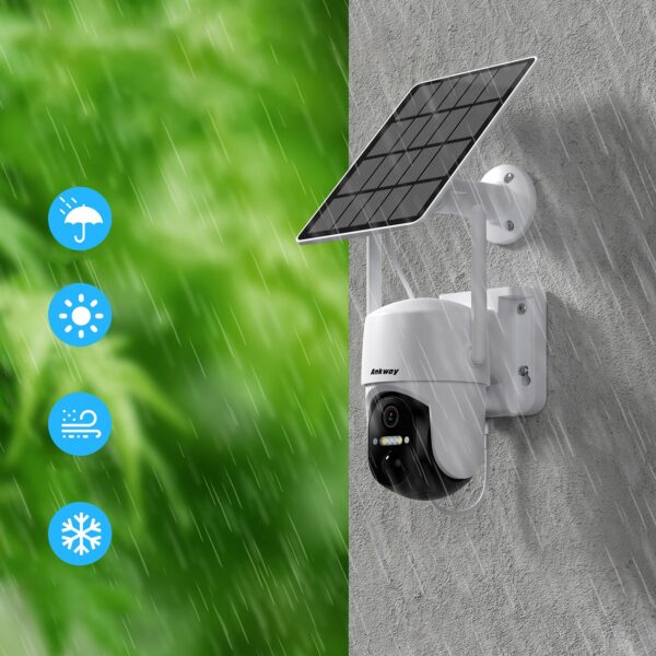 Kamera WiFi z aplikacją sterującą Android iOS IR LED + panel słoneczny 5W 6 1016710 7 kamera wifi z aplikacja sterujaca androi choetech hurtownia sklep