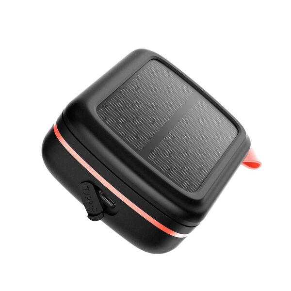 Słuchawki bezprzewodowe TWS wodoodporne z ładowarką solarną i powerbankiem 2500mAh czarny 2 1016712 3 sluchawki bezprzewodowe tws wodoodporne choetech hurtownia sklep