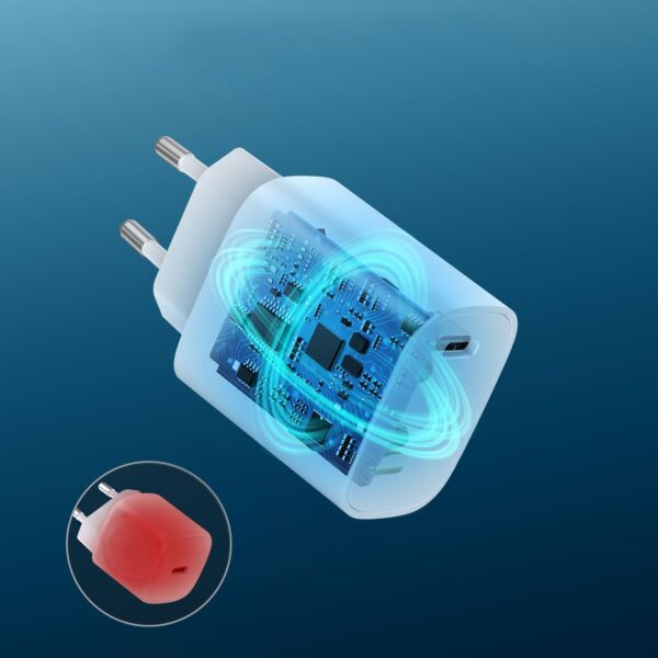 Ładowarka sieciowa Q5004 20W PD do iPhone 12 13 ZESTAW 2szt biały 3 1016713 4 ladowarka sieciowa q5004 20w pd do iphon choetech hurtownia sklep