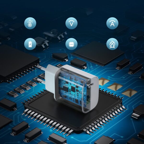 Ładowarka sieciowa Q5004 20W PD do iPhone 12 13 ZESTAW 2szt biały 6 1016713 7 ladowarka sieciowa q5004 20w pd do iphon choetech hurtownia sklep