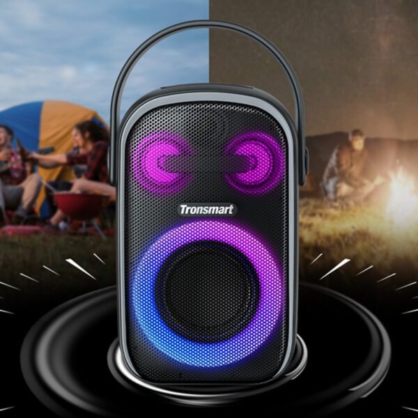 Głośnik bezprzewodowy Bluetooth 60W Halo 100 czarny 8 1016716 9 glosnik bezprzewodowy bluetooth 60w halo tronsmart hurtownia sklep