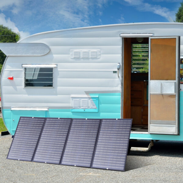 Ładowarka solarna słoneczna turystyczna składana 160W czarna 4 1016720 5 ladowarka solarna sloneczna turystyczna choetech hurtownia sklep