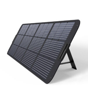 Ładowarka solarna soneczna 200W przenośny panel słoneczny czarny 9 Ładowarka solarna soneczna 200W przenośny panel słoneczny czarny - obrazek 2