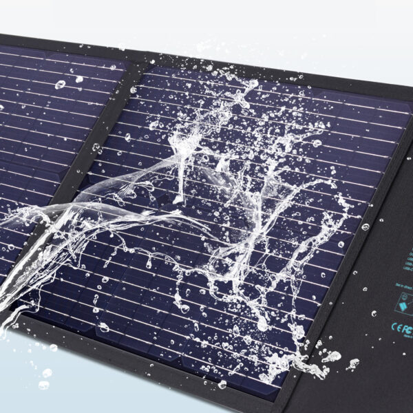Ładowarka solarna słoneczna 100W składana USB-C 2xUSB PD QC czarna 5 1016722 6 ladowarka solarna sloneczna 100w skladan choetech hurtownia sklep