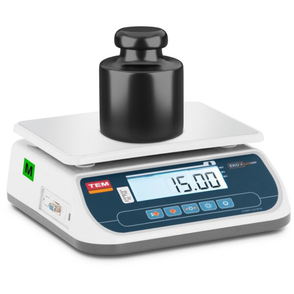 Waga sklepowa handlowa 15 kg / 5 g LCD M LEGALIZACJA 1 10200017 1