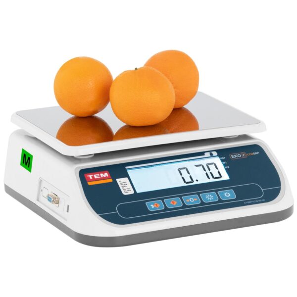 Waga sklepowa handlowa 15 kg / 5 g LCD M LEGALIZACJA 3 10200017 3