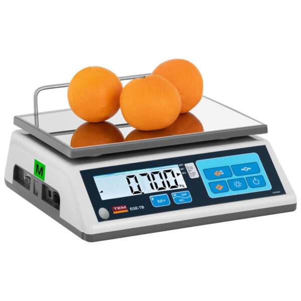Waga sklepowa handlowa 30 kg / 10 g LCD M LEGALIZACJA 3 10200020 3
