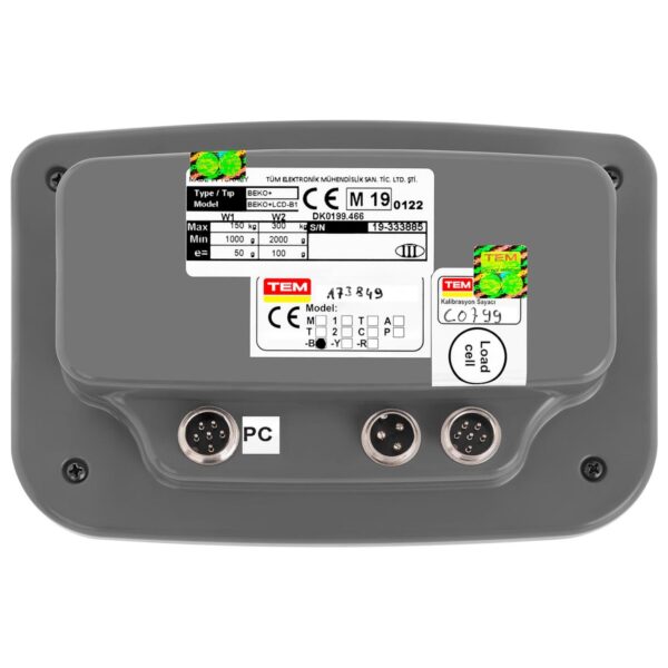 Waga magazynowa paczkowa 300 kg / 100 g LCD M LEGALIZACJA 5 10200028 5