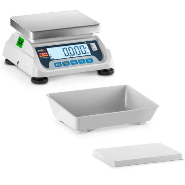 Waga stołowa 2 platformy interfejs RS232 15 kg / 5 g LCD M LEGALIZACJA 1 10200042 1