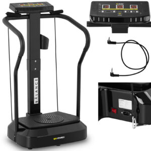 Platforma mata wibracyjna domowa do ćwiczeń fitness do 120 kg + twister - obrazek 1