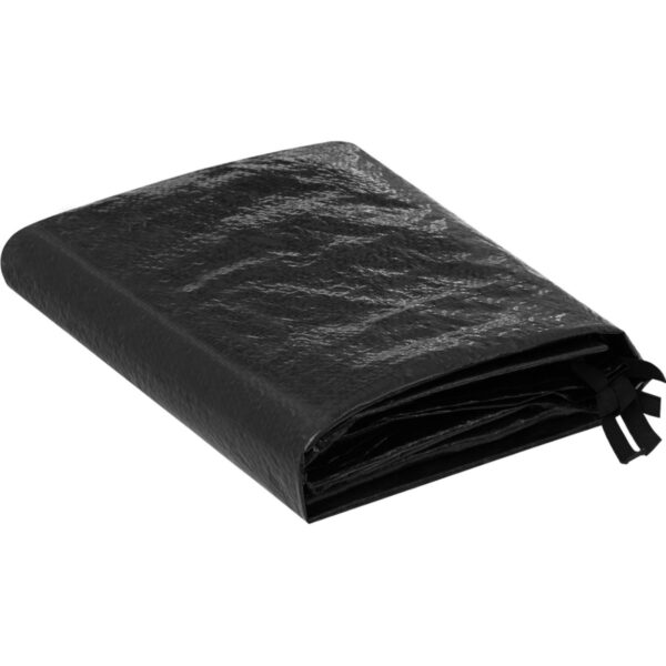 Trampolina ogrodowa z siatką i osłoną na sprężyny śr. 244 cm do 80 kg czarno-niebieska 5 10230228 5
