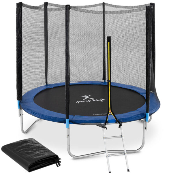 10230228-trampolina-ogrodowa-z-siatka-i-oslona-na-sprezyny-sr-244-cm-do-80-kg-czarno-niebieska-ean-4062859075352-hurtownia-sklep 10230228 trampolina ogrodowa z siatka i oslona na sprezyny sr 244 cm do 80 kg czarno niebieska ean 4062859075352 hurtownia sklep