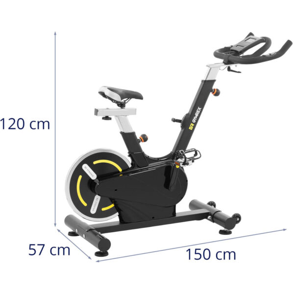 Rower rowerek stacjonarny spinningowy treningowy do 130 kg - koło zamachowe 13 kg 1 10230240 1