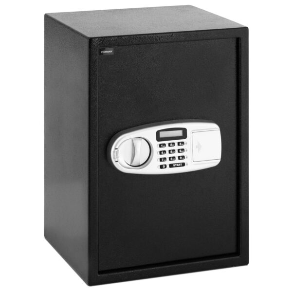 Sejf elektroniczny domowy biurowy z zamkiem szyfrowym stalowy 36x35x52 cm 1 10240075 1