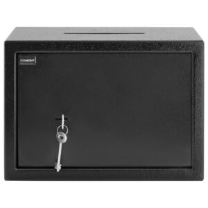 Sejf depozytowy z wrzutnią zamykany na klucz stalowy 25x25x35 cm 13 Sejf depozytowy z wrzutnią zamykany na klucz stalowy 25x25x35 cm - obrazek 7