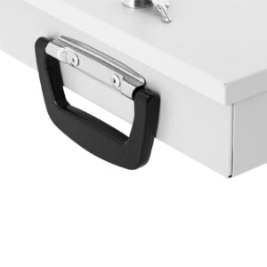 Sejf kasetka metalowa na dokumenty zamykana na klucz 355 x 255 x 70 mm DIN A4 10 Sejf kasetka metalowa na dokumenty zamykana na klucz 355 x 255 x 70 mm DIN A4 - obrazek 5