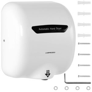 Suszarka do rąk bezdotykowa automatyczna ścienna ABS 1800 W 6 Suszarka do rąk bezdotykowa automatyczna ścienna ABS 1800 W - obrazek 1