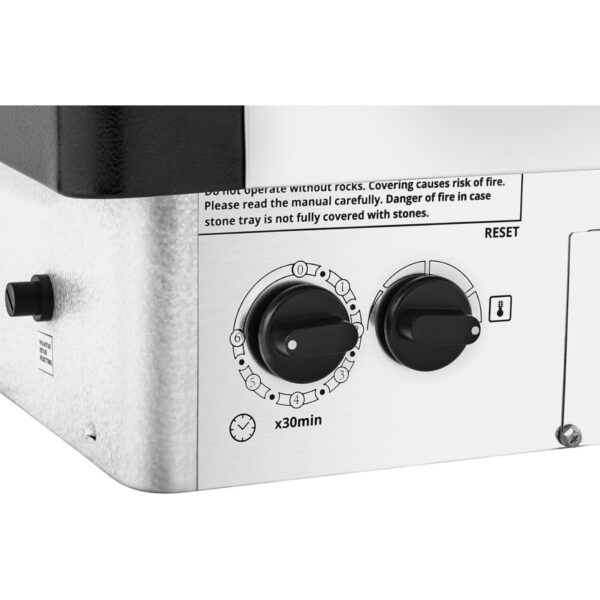 Piec do sauny elektryczny z wbudowanym sterowaniem 9-13 m3 do 110C 400 V 9 kW srebrno-czarny 3 10250219 3