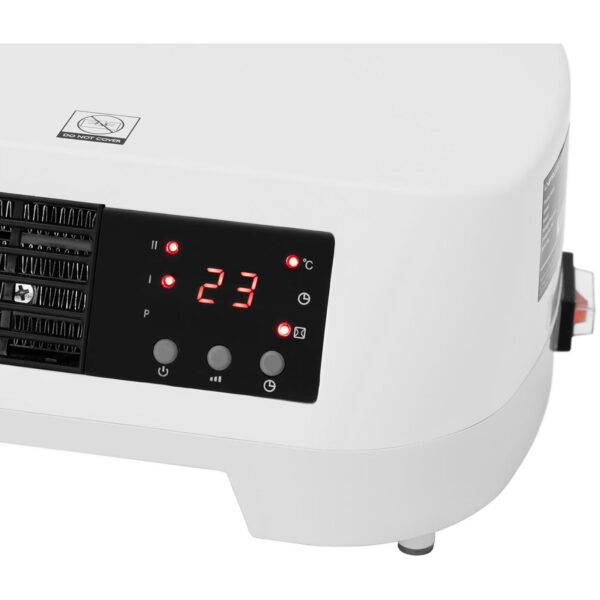 Elektryczny grzejnik ścienny kurtyna powietrzna z pilotem 1000/2000W 2 10250420 2