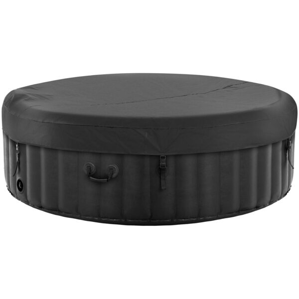 Jacuzzi ogrodowe dmuchane z masażem 6 osobowe 42C 1000 l czarne 2 10250470 2