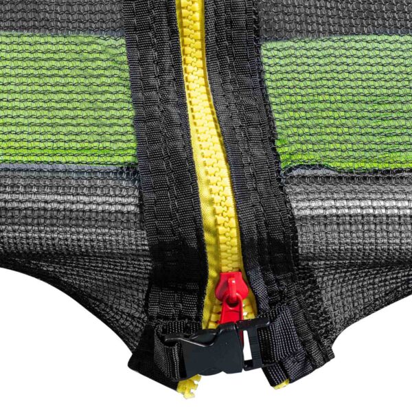Trampolina ogrodowa dla dzieci dorosłych z siatką zewnętrzną śr. 244 cm do 100 kg 1 10250510 1