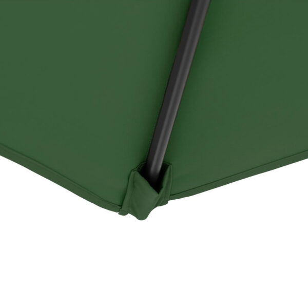 Parasol ogrodowy okrągły duży uchylny z korbką śr. 300 cm zielony 2 10250542 10