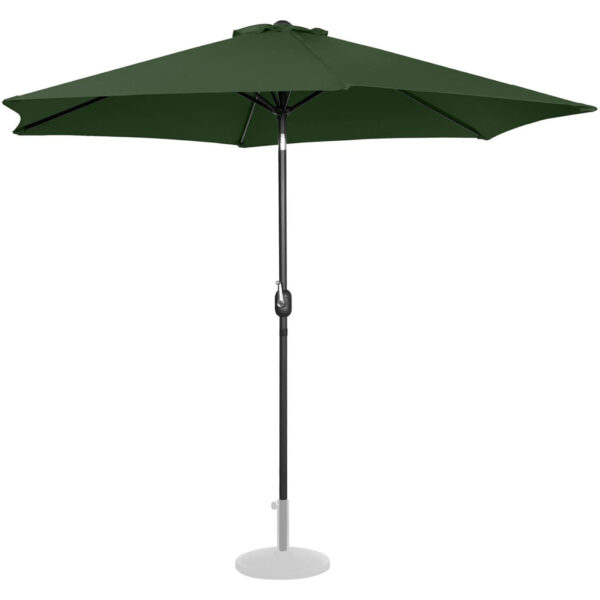 Parasol ogrodowy okrągły duży uchylny z korbką śr. 300 cm zielony 3 10250542 2