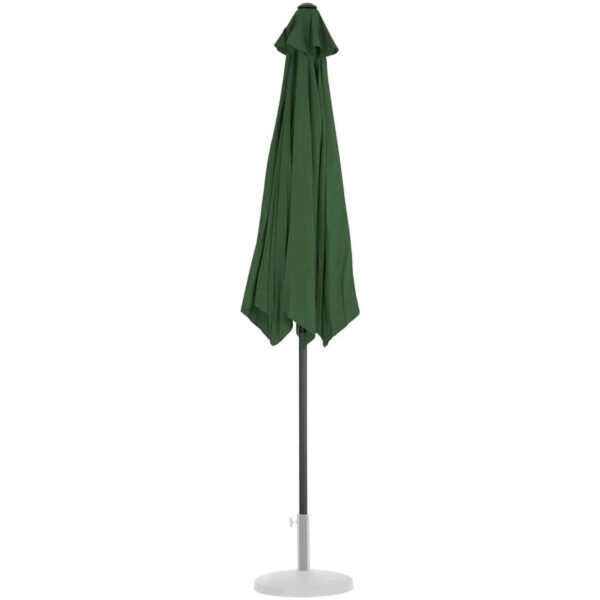 Parasol ogrodowy okrągły duży uchylny z korbką śr. 300 cm zielony 6 10250542 5