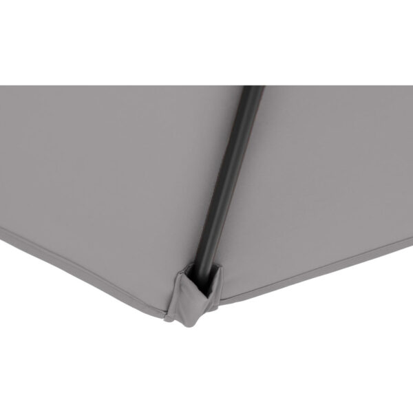 Parasol ogrodowy okrągły duży uchylny z korbką śr. 300 cm ciemnoszary 2 10250549 10