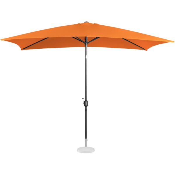 Parasol ogrodowy prostokątny uchylny z korbką 200 x 300 cm pomarańczowy 5 10250553 3