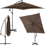 10250558 parasol ogrodowy na wysiegniku kwadratowy 250 x 250 cm brazowy ean 4062859088475 hurtownia sklep