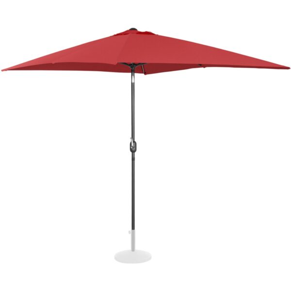 Parasol ogrodowy tarasowy prostokątny z korbką 200 x 300 cm bordowy 4 10250570 2