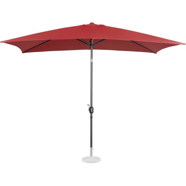Parasol ogrodowy tarasowy prostokątny z korbką 200 x 300 cm bordowy 5 10250570 3