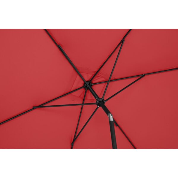 Parasol ogrodowy tarasowy prostokątny z korbką 200 x 300 cm bordowy 9 10250570 7