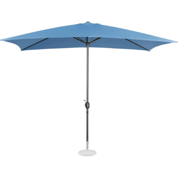 Parasol ogrodowy tarasowy prostokątny z korbką 200 x 300 cm niebieski 3 10250580 3