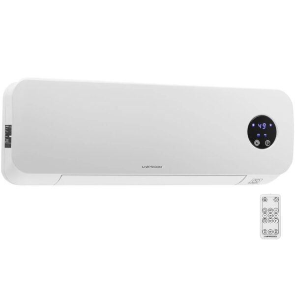 Grzejnik elektryczny ceramiczny ścienny kurtyna powietrzna z pilotem 1000/2000W 1 10250648 1