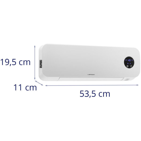 Grzejnik elektryczny ceramiczny ścienny kurtyna powietrzna z pilotem 1000/2000W 8 10250648 8