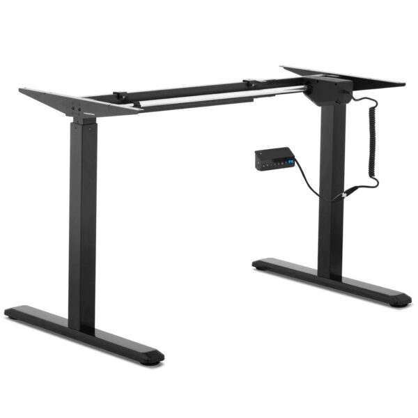 Stelaż rama biurka z elektryczną regulacją wysokości 73-123 cm do 80 kg CZARNY 1 10260060 1
