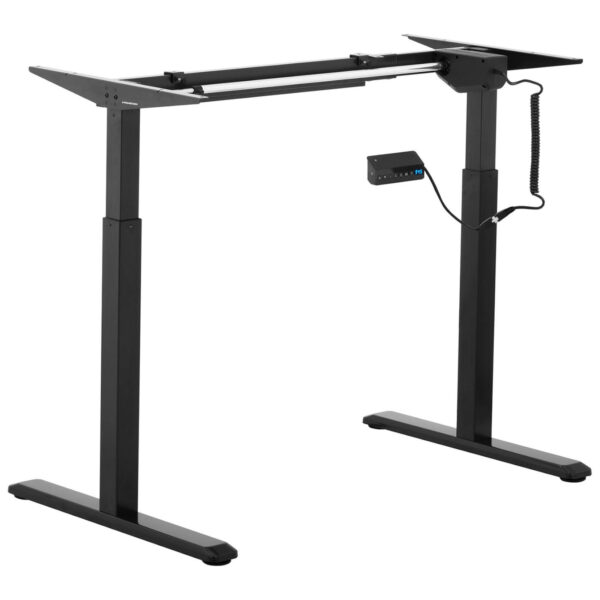 Stelaż rama biurka z elektryczną regulacją wysokości 73-123 cm do 80 kg CZARNY 6 10260060 6
