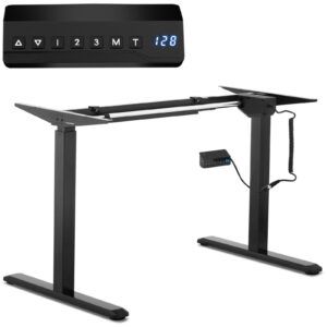 Stelaż rama biurka z elektryczną regulacją wysokości 73-123 cm do 80 kg CZARNY 7 Stelaż rama biurka z elektryczną regulacją wysokości 73-123 cm do 80 kg CZARNY - obrazek 1