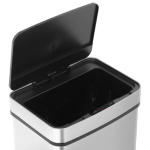 Kosz na śmieci automatyczny bezdotykowy prostokątny z czujnikiem ruchu 30 cm 60 l 7 Kosz na śmieci automatyczny bezdotykowy prostokątny z czujnikiem ruchu 30 cm 60 l - obrazek 3
