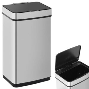 Kosz na śmieci automatyczny bezdotykowy prostokątny z czujnikiem ruchu 30 cm 60 l 5 Kosz na śmieci automatyczny bezdotykowy prostokątny z czujnikiem ruchu 30 cm 60 l - obrazek 1